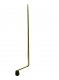 Single Floor Tom Leg, Low Profile, 10.5mm x 21", Brass, DISCONTINUED, IN STOCK