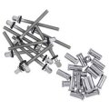 DW True Pitch 50 Stainless Steel Tension Rods And Swivel Nuts, Finer Thread, 12-Pack