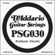 D'Addario PSG030 ProSteels Electric Guitar Single String, .030