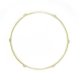 DFD 16" 2.3mm 6-Hole Steel Hoop With Brass Plating, DISCONTINUED, IN STOCK