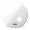 22" Evans EQ3 Side Ported Resonant Bass Drum Drumhead, Smooth White