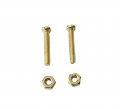 Brass Wood Shell Screws for BE-02 Butt Plate, BES-02BR