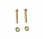 Brass Wood Shell Screws for BE-02 Butt Plate, BES-02BR