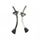 Ludwig Classic Heavy Duty Bass Drum Spurs With Mounting Brackets, Pair