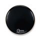 20" Regulator Black Single Ply No Port Bass Drumhead By Aquarian