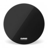 Evans Resonant Glass/Black Tom Drumhead