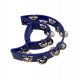 Double Moon Tambourine, Dark Blue, By dFd