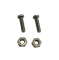 Black Nickel Metal Shell Screws for BE-02 and BE-01 Butt Plates, BES-01NB