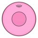 14" Remo Pink Powerstroke 77 Colortone 2 Ply Snare Drum Drumhead, P7-0314-CT-PK