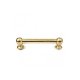 Worldmax 3 15/32" Double-Ended Tube Lug, Solid Brass - Brass Plating