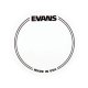 Evans Single Beater EQ Clear Plastic Bass Drumhead Impact Patch, 2 Pack, EQPC1