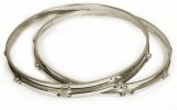 14" 10 Hole 2.3mm Triple Flange Drum Hoop, Nickel