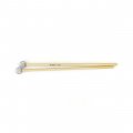 Vic Firth Articulate Series Bell Mallets With 1" Round Lexan Brass-Weighted Tips