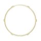 13" 6 Hole Worldmax 2.3mm Triple-Flange Snare-Side Hoop - Brass