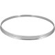 Pearl 13" Single Flange Drum Hoop Batter Or Resonant Side, Chrome