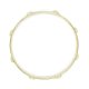 Worldmax 12" 2.3mm Triple-Flange Hoop, 8 Holes - Brass