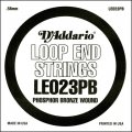 D'Addario LE023PB Phosphor Bronze Loop End .023 gauge, Single String
