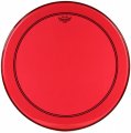 24" Remo Powerstroke 3 Colortone Bass Drum Head, Red, P3-1322-CT-RD