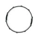 Pearl 14" Snare-Side SuperHoop II With 10 Holes and Guards - Black