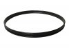 22" Metal Bass Drum Hoop, Black Powder Coat Finish, by dFd