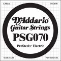 D'Addario PSG046 ProSteels Electric Guitar Single String, .070