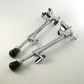 Pearl Bass Drum Spurs For FZH, EXX And EXL Bass Drums In Chrome, Pair, BSP70/2