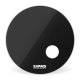 20" Evans EQ3 Side Ported Resonant Bass Drum Drumhead, Black