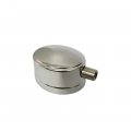 Oval Lug With Decorative Lines Design, Tom Drum Lug, Chrome