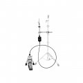 DW 9000 Series 2' Remote Hi-Hat Stand With Mega Clamps And Carrying Bag