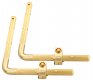 DW 24K Gold Plated 1/2 Inch to 1/2 Inch L-Rod With Memory Lock, 2 Pack, DWSMTA212GD